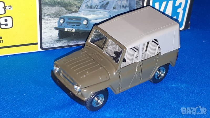Соц руска играчка УАЗ 469 А34 1:43 Сделано в СССР USSR, снимка 1