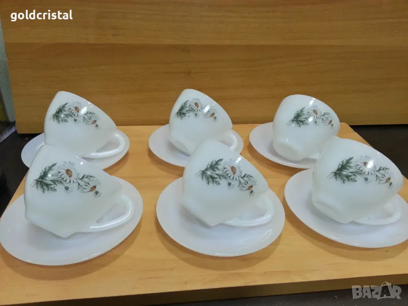 Френски аркопал чаши за чай кафе , снимка 1