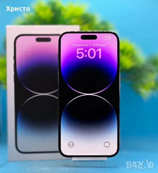 Apple iPhone 14 Pro Max, 256GB, 6GB RAM, 5G, Deep Purple , снимка 1