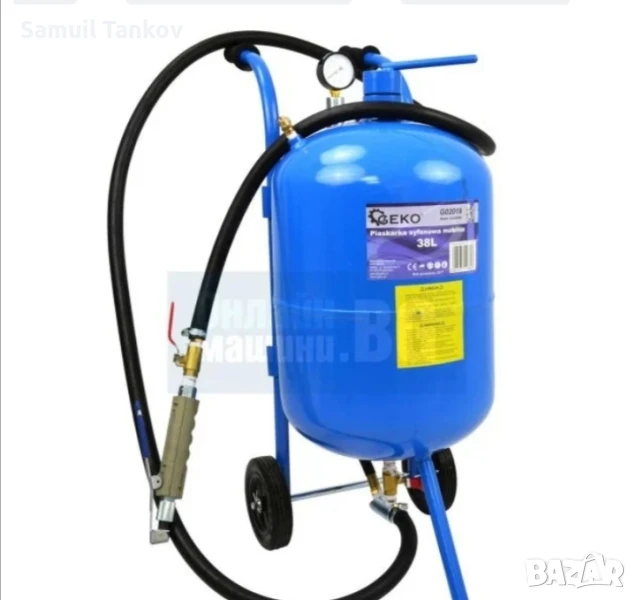 Мобилна пясъкоструйка под наем, снимка 1