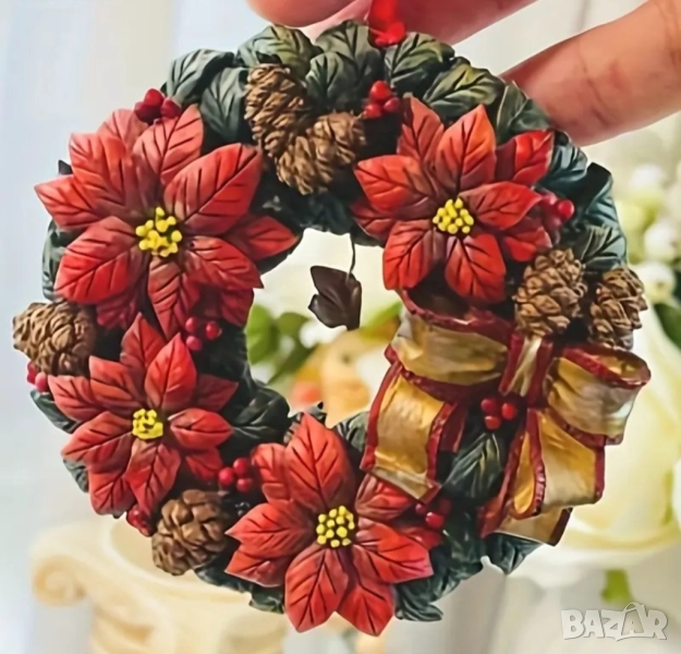 Молд коледен венец , снимка 1