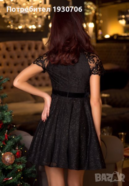 Елегантна черна рокля на "Nixa", снимка 1