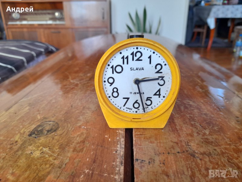 Настолен часовник,будилник СЛАВА,SLAVA #11, снимка 1