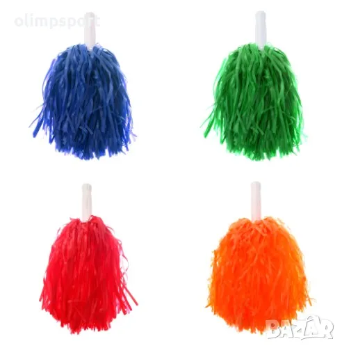 Помпон с тегло 100 г. Различни, лъскави цветове , снимка 1