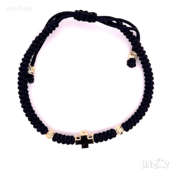 Златна регулируема гривна 1,0гр. 14кр. проба:585 модел:33848-3, снимка 1