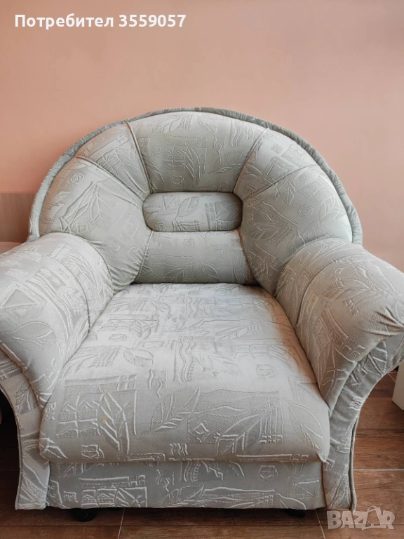 Диван и фотьойл на бюджетна цена, снимка 1