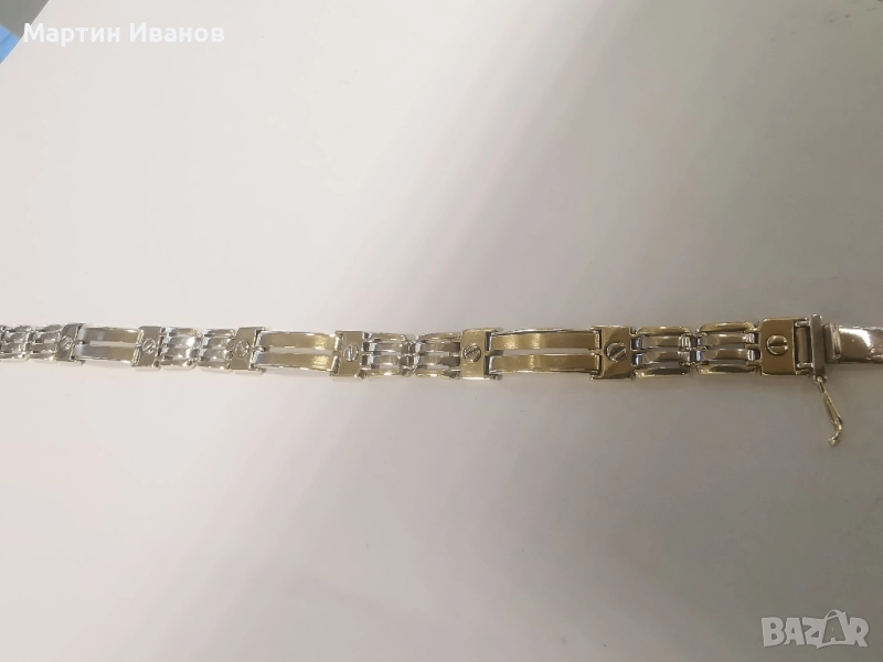 Златна мъжка гривна 2, снимка 1