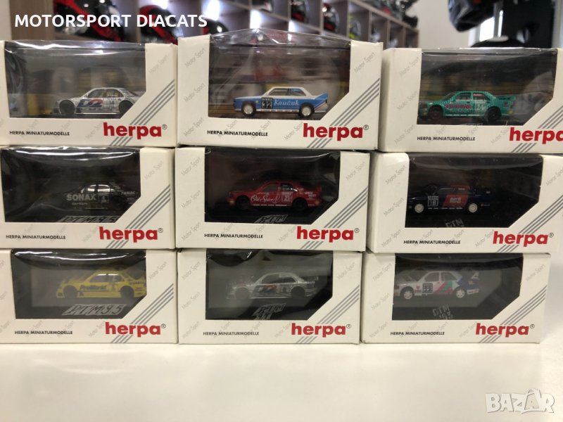 Редки Колекционерски модели колички HERPA MERCEDES/BMW DTM мащаб 1:87, снимка 1