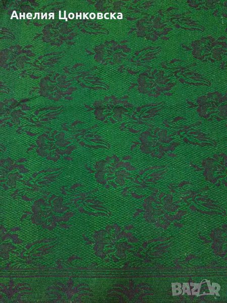 Старинен килим,покривка за легло 100% вълна-8.15 кв. м., снимка 1