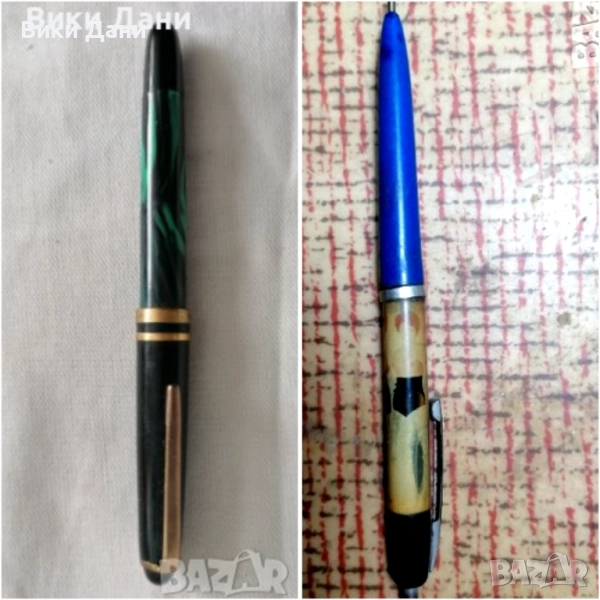 ретро химикалки еротични Австрия писалки Позлата , снимка 1