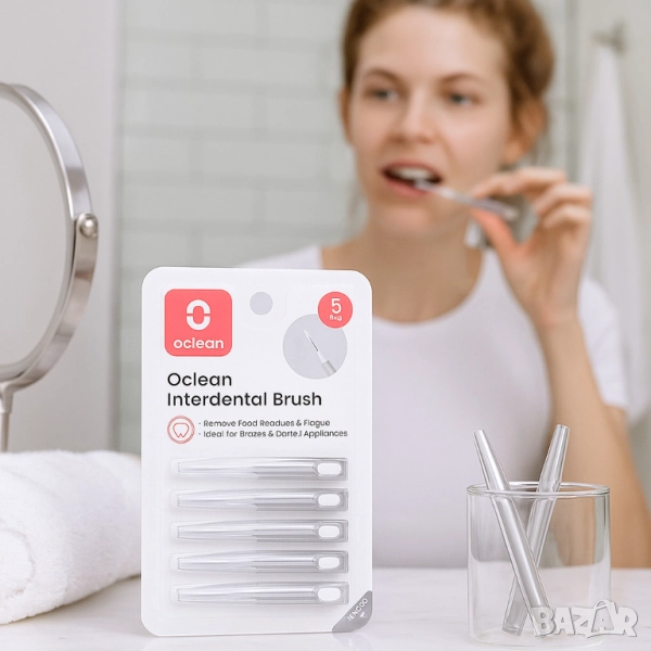 Интердентални четки Oclean, 5 броя, снимка 1