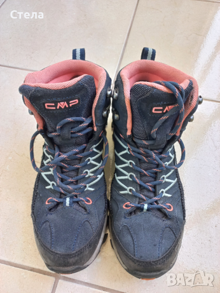 CMP  дамски /детски туристически обувки, високи, велур, снимка 1