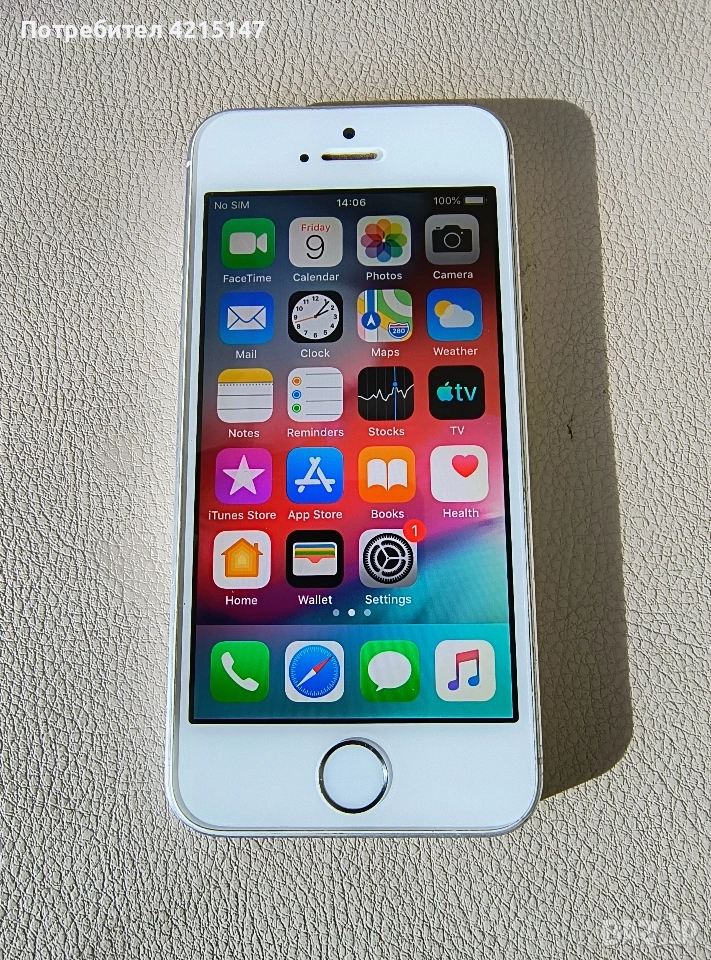Iphone 5s ,16GB,iOS 12.5.7-отличен, снимка 1