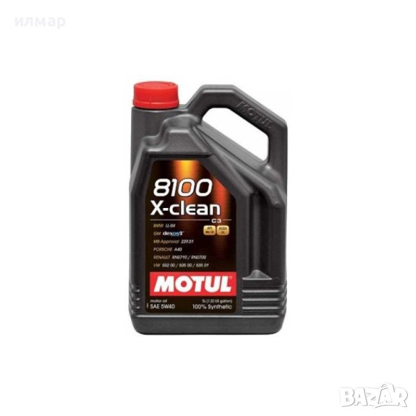 MOTUL 8100 X-clean 5W40 5L - моторно масло , снимка 1