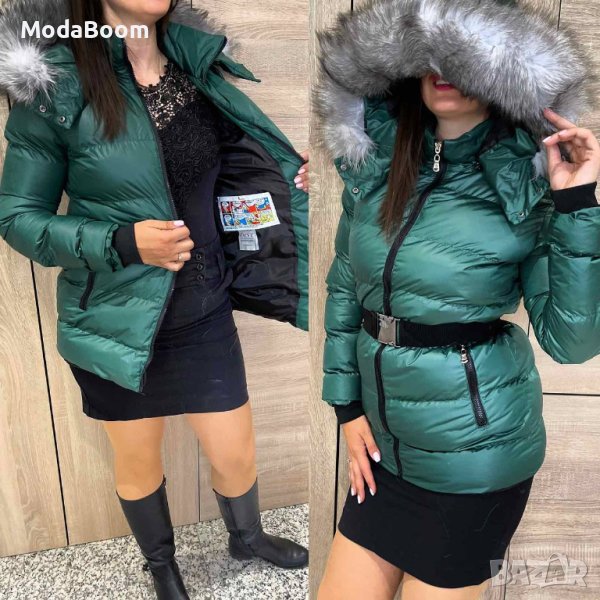 🔝Moncler уникални зимни дълги зелени якета Монклер🔝, снимка 1