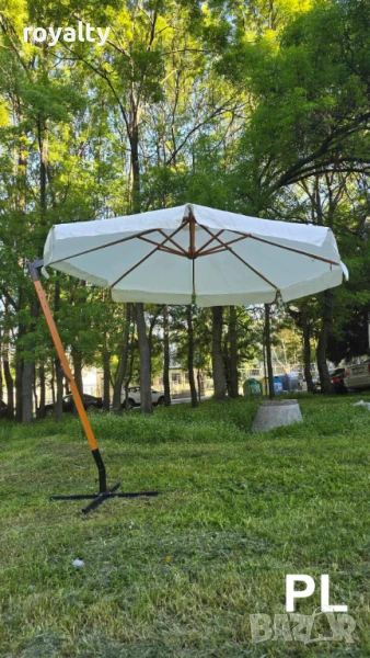 ГРАДИНСКИ ЧАДЪР С МЕТАЛНА СТОЙКА 3Х3м, снимка 1