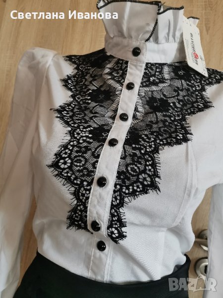 Риза с дантела, снимка 1