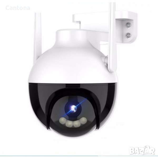 6 Mpx Ultra HD, iCSee SPHERE 4LED WiFi безжична IP камера с нощно виждане, 360°, снимка 1