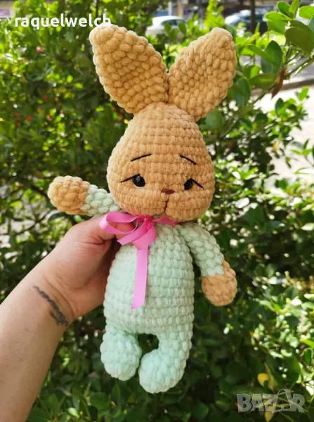 Ръчно Изплетено Зайче "Амигуруми, снимка 1