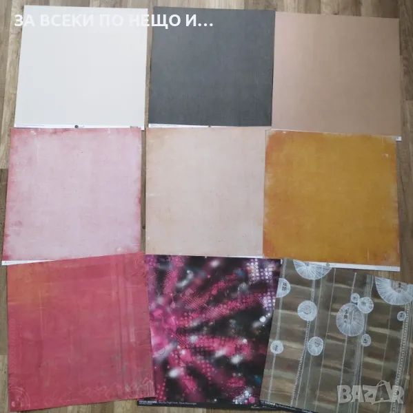 30х30 см Двустранна дизайнерска хартия Basic различни видове, снимка 1