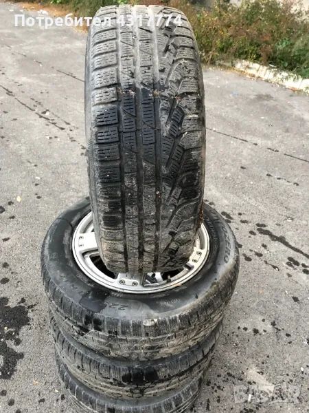 Двойни алуминиеви джанти с Гуми Run Flat за Ауди Алрод с размер 225/60 R 17, снимка 1