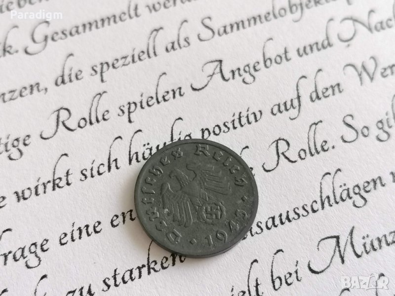 Райх монета - Германия - 1 пфениг | 1943г.; серия D, снимка 1