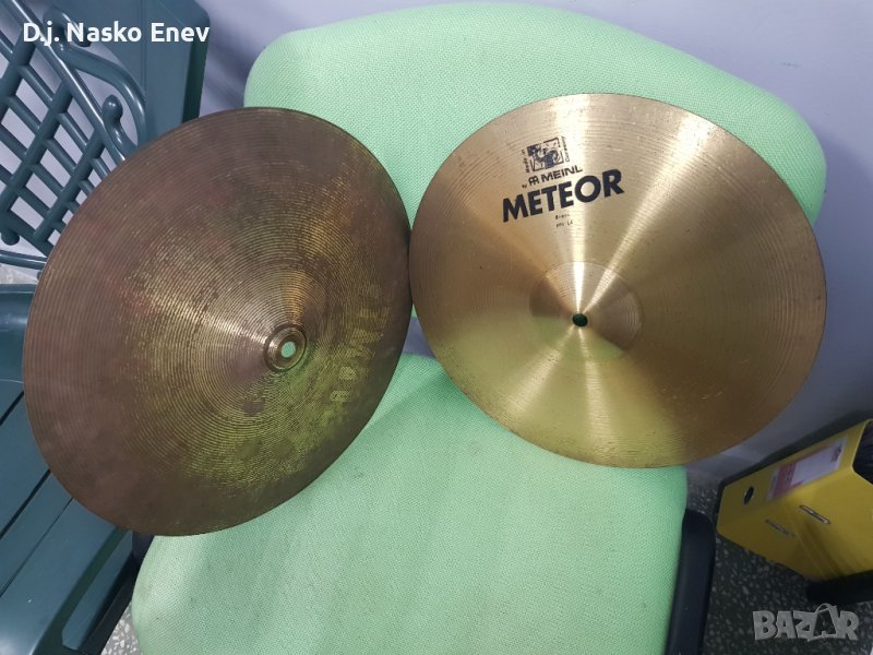 Фус капаци 14 инча комплект - MEINL HiHat Bras METEOR 14”, снимка 1