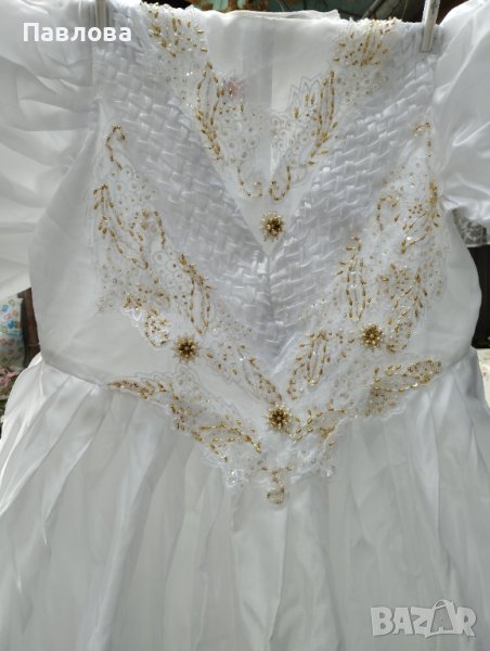 Ретро булченска рокля, снимка 1