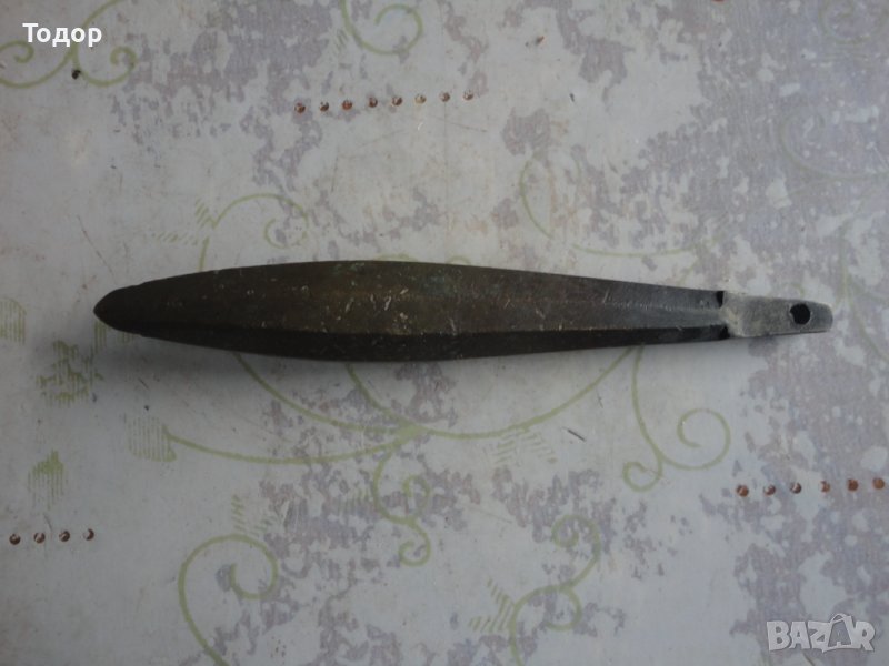 Старинен бронзов отвес , снимка 1