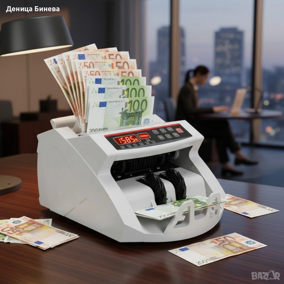 Машина за броене на пари / евро, снимка 1