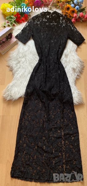 Плажна дълга дантелена рокля, снимка 1