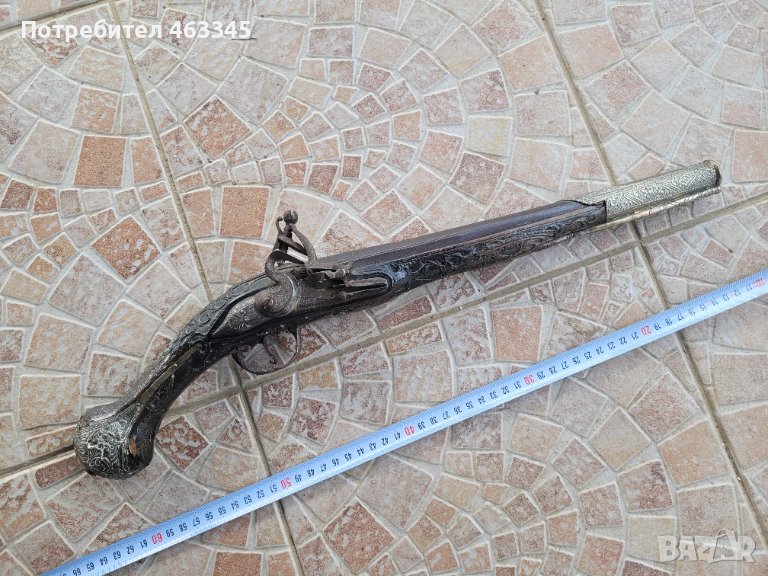 пистолет, пищов, кремъклия, евзалия, снимка 1