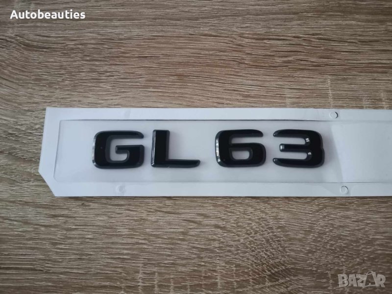 черен надпис Mercedes Benz GL 63, снимка 1
