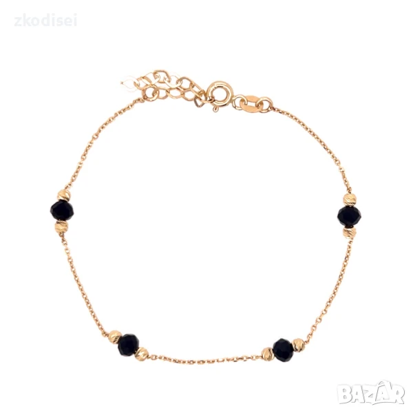 Златна дамска гривна 1,47гр. 19,0см. 14кр. проба:585 модел:32107-5, снимка 1