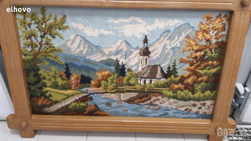 Красив немски гоблен 120/80см , снимка 1