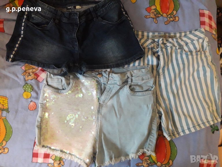 Юношески къси дънкови панталони, снимка 1