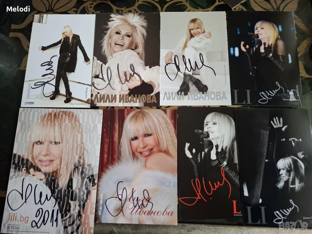 Списания с интервюта и снимки на Лили ИвановаСНИМКИ С АВТОГРАФИ ОРИГИНАЛНИ НА ЛИЛИ ИВАНОВА, снимка 1