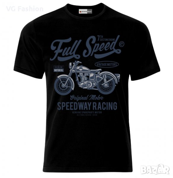 Мъжка Тениска Моторджийска Мото Мотокрос Ендуро Моторист Мотоциклетизъм Moto Motorcycle, снимка 1