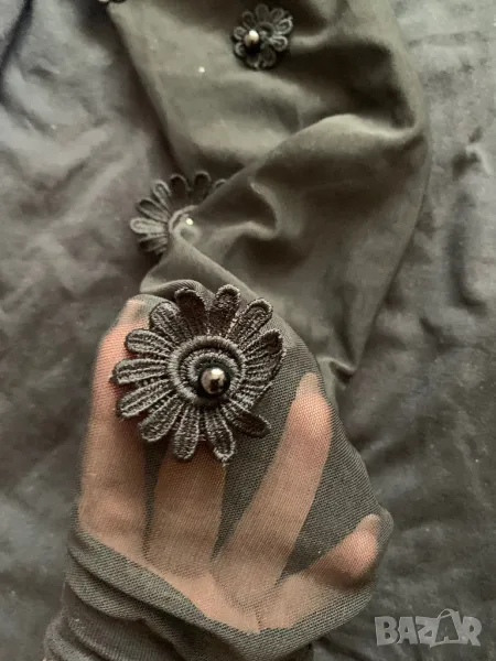 Блуза с дантелени ръкави, снимка 1