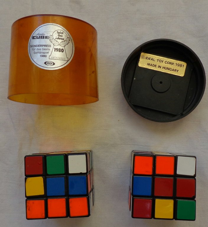 Оригинално Унгарско кубче Рубик Rubiks CUBE tm два броя употребявани в  Колекции в гр. София - ID36850358 — Bazar.bg