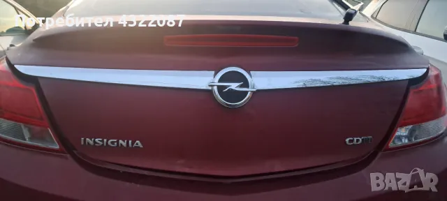 Лайсна заден капак/ трети стоп Opel Insignia 2009г. хечбег, снимка 2 - Части - 49732507