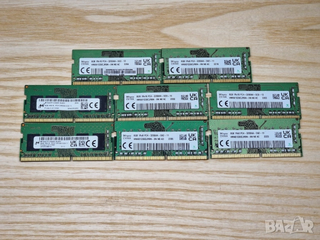 8GB DDR4 3200Mhz Samsung Hynix Crucial Micron Рам Памет за лаптоп с гаранция!, снимка 2 - RAM памет - 52194010
