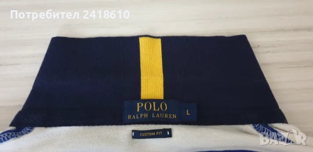 POLO Ralph Lauren USA Flag Pique Cotton Slim Fit Mens Size L  ОРИГИНАЛ! Мъжка Тениска!, снимка 17 - Тениски - 50436379