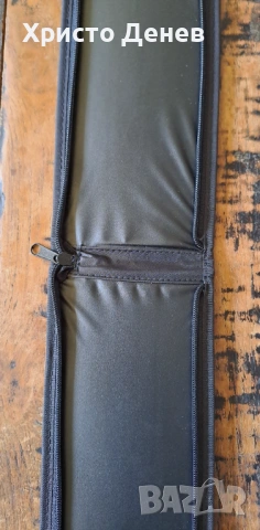 калъф за вратовръзки внос от Испания, черен, с ципово затваряне и допълнителен джоб с цип отвън, снимка 5 - Други - 53436542