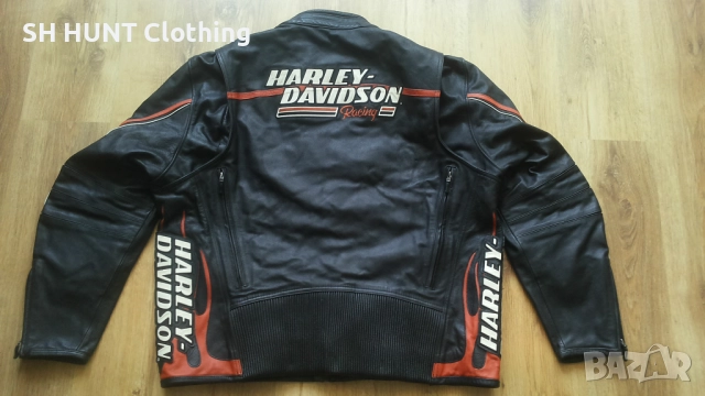 HARLEY DAVIDSON Racing Leather Jacket размер 3XL мото яке естествена кожа 8-27