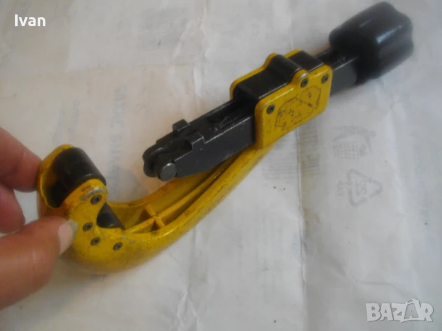 6-64мм REMS PAS CU-INOX РЪЧЕН ТРЪБОРЕЗ РЕМС ЗА РЯЗАНЕ НА ВСЯКАКВИ ТРЪБИ С ДЕБЕЛИНА СТЕНА 4мм, снимка 10 - Други инструменти - 51010329