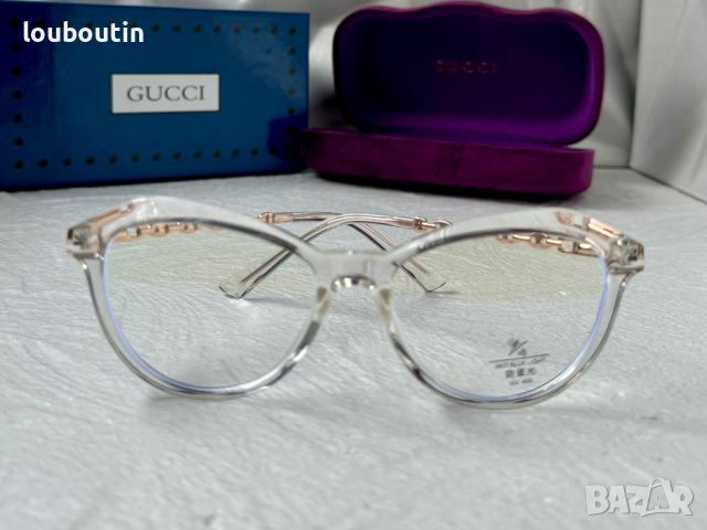 Gucci диоптрични рамки.прозрачни слънчеви,очила за компютър, снимка 2 - Слънчеви и диоптрични очила - 44845976