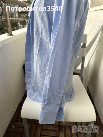 Синя мъжка риза MONNI, снимка 11 - Ризи - 43351962
