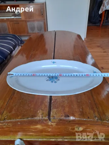 Стара порцеланова чиния,плато #11, снимка 4 - Други ценни предмети - 49317644