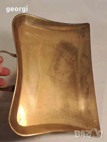 ретро месингова лопатка за маса  18/5, снимка 2 - Антикварни и старинни предмети - 49262353